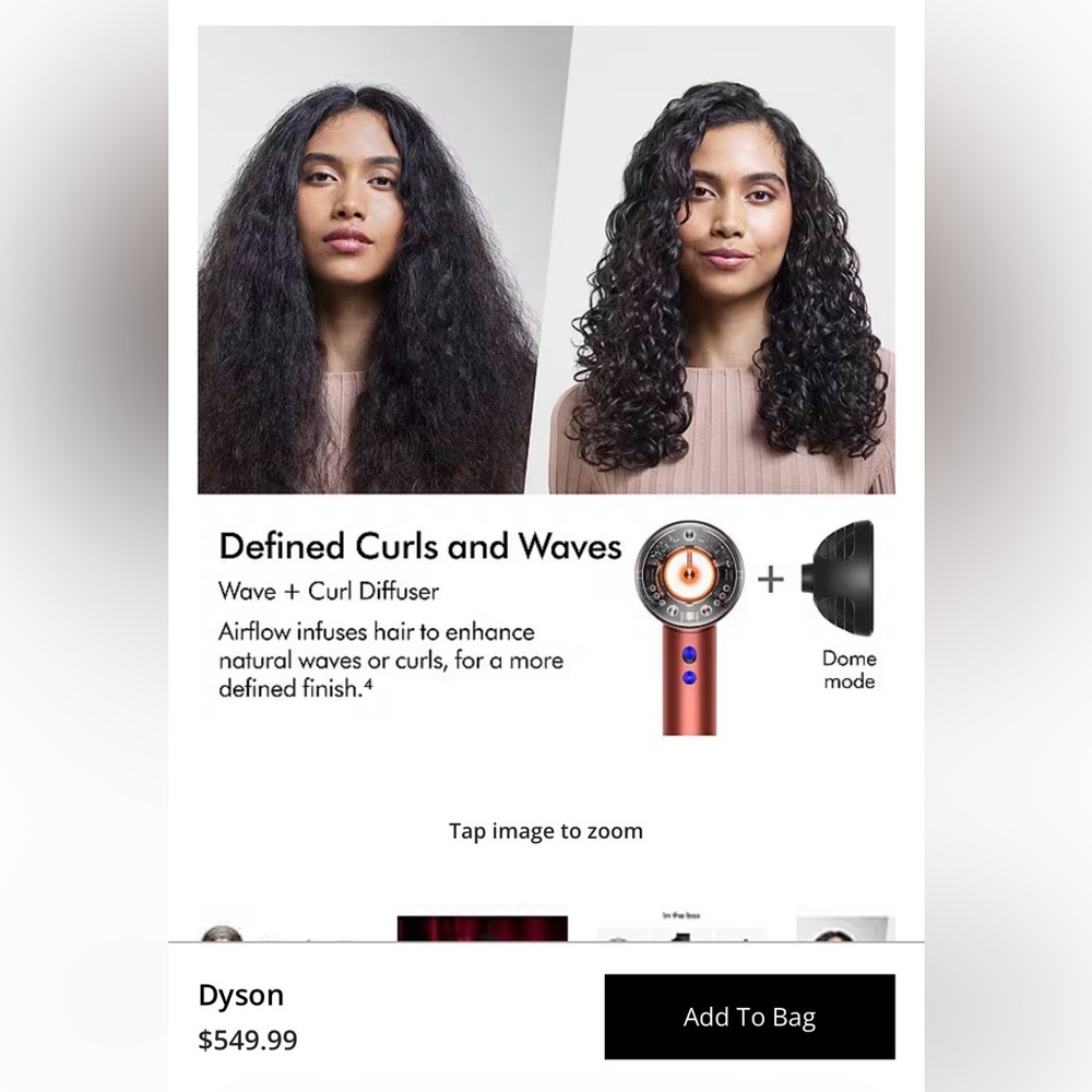 NEW NIB DYSON SUPERSONIC NURAL  Hair Dryer - Picture 4 of 12